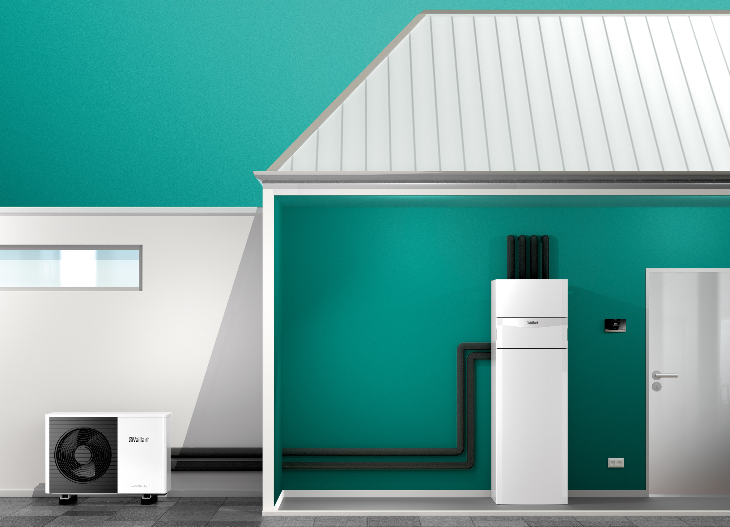 aroTHERM plus Systemschaltbild